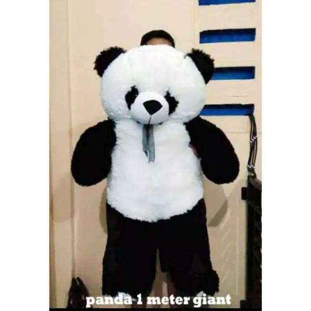 Free SOUVENIR BONEKA PANDA T 1 METER TERMURAH BERKUALITAS/boneka beruang/PANDA GIANT/PANDA BESAR
