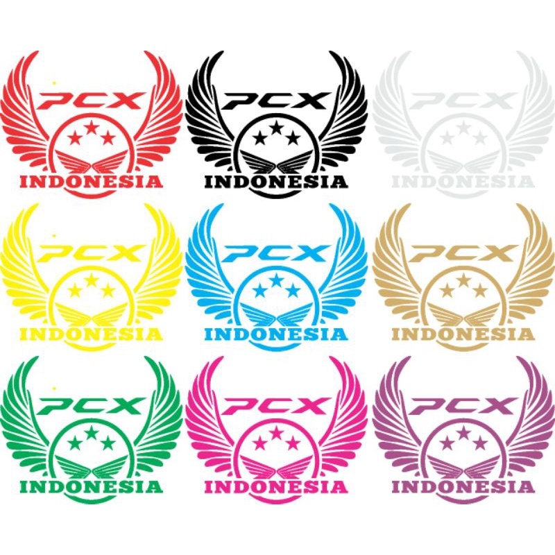 stiker PCX Indonesia