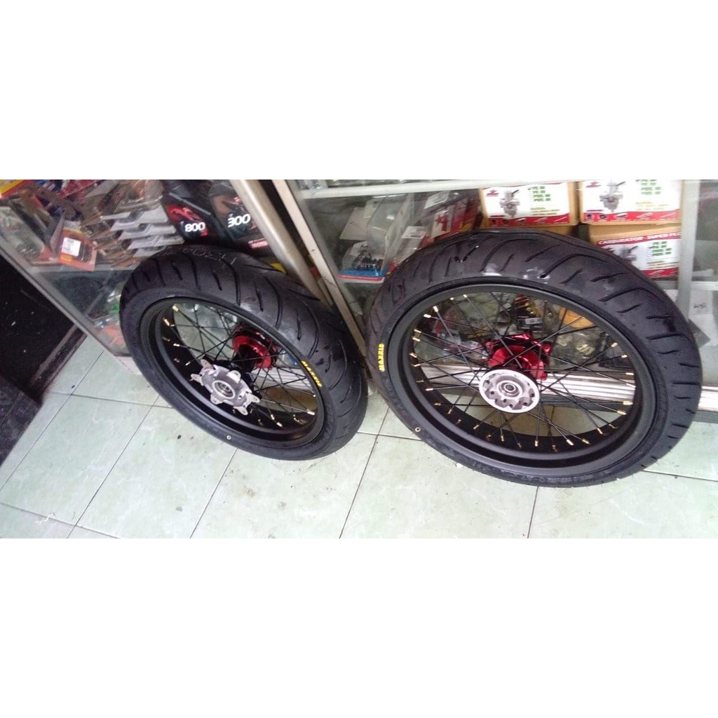 Ban Supermoto CRF 150L - Ban MAXXIS Velg ROSSI