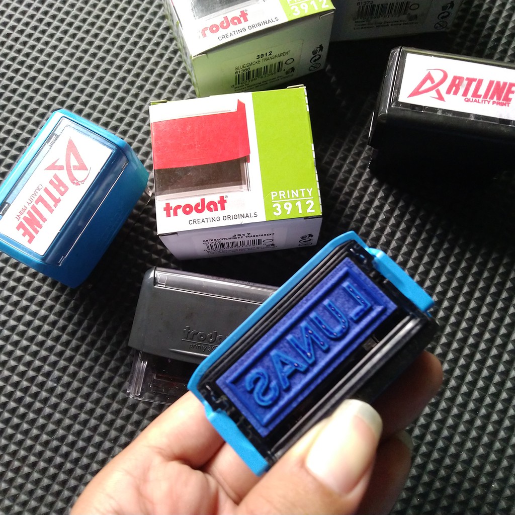 

STEMPEL TRODAT 3912 / STEMPEL NAMA / NIK / NIP / STEMPEL