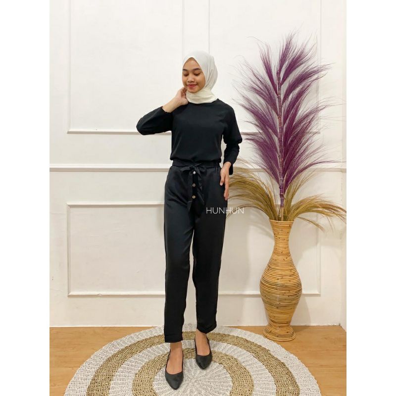 FG BUTTON PANTS/CELANA SCODER TALI MURAH MERYIAH