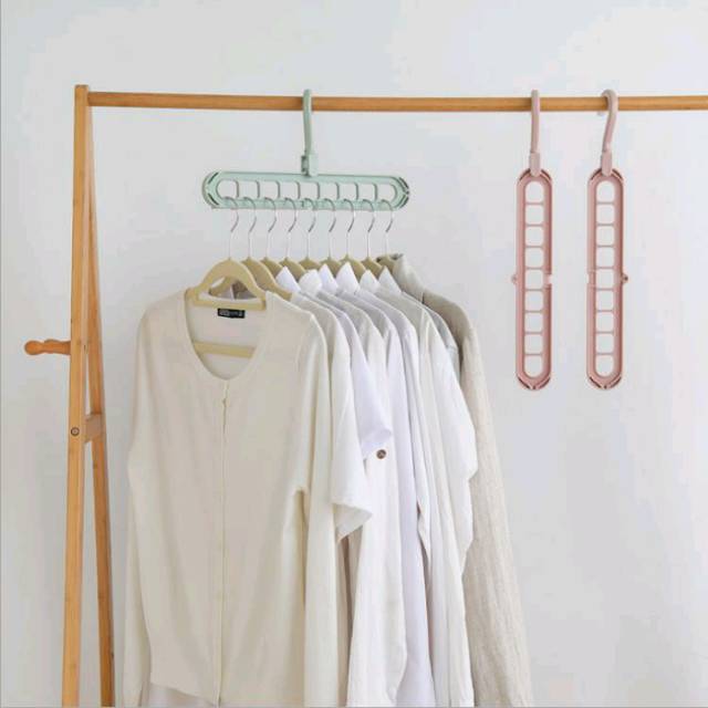  Gantungan  baju  multifungsi  hanger serbaguna Shopee 