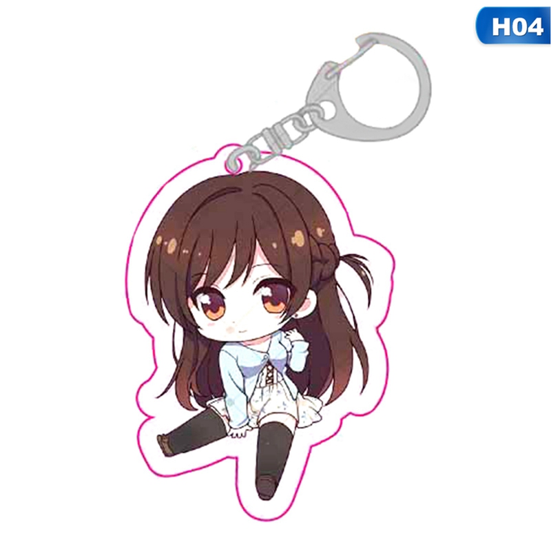 Anime Kanojo Okarishimasu Rent-A-Girlfriend Chizuru Mami Sumi Ruka Keychain Keyring