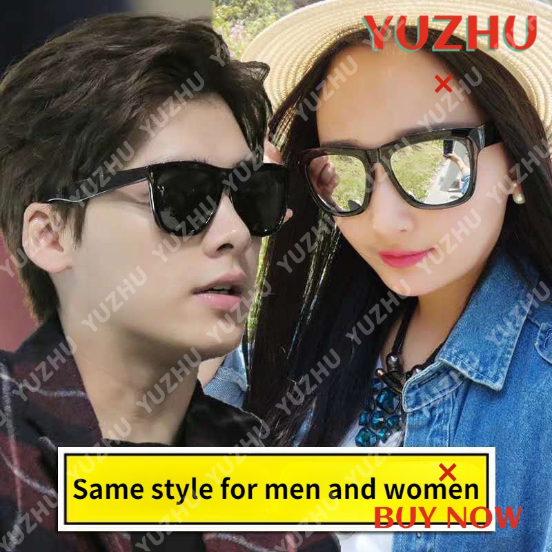 （YUZHU）COD Kacamata Hitam Korea Fashion Gaya Wanita Kaca Mata Square Murah Cewek Sunglasses