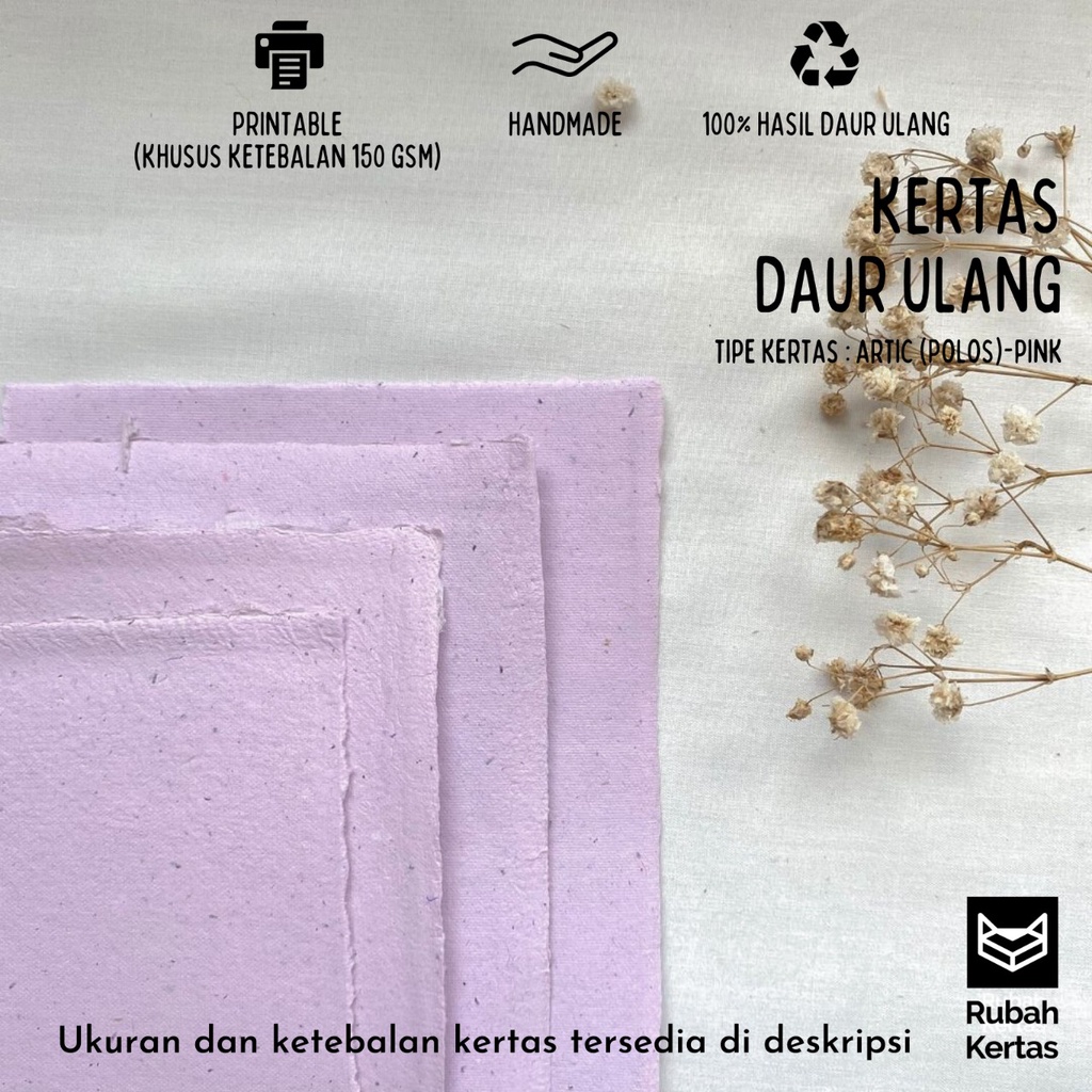 

Kertas Daur Ulang Warna Pink