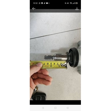 Gearbox Mesin cuci LG 1 tabung WFS 950 CR pulley 12 cm besar Girbox gear box besi top loading 9 14 kg as gigi 11