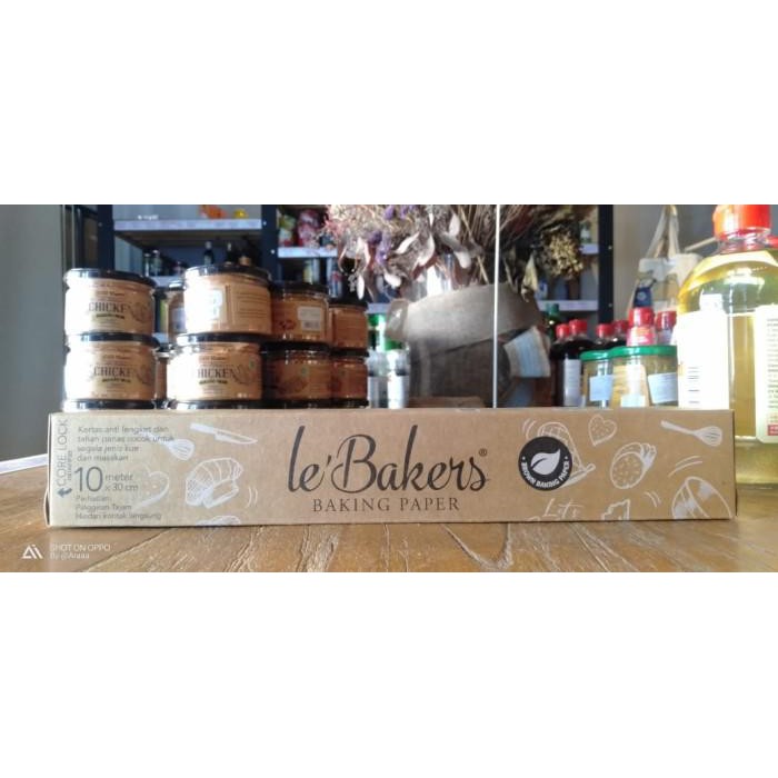 Baking / Le Bakers Brown Baking Paper / Parchment Paper /Kertas Baking 30Cm
