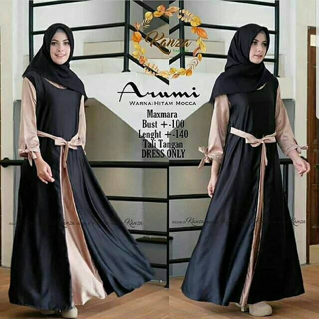 TERMURAH~GAMIS JUMBO ORI~READY STOK~Arumi dres vo