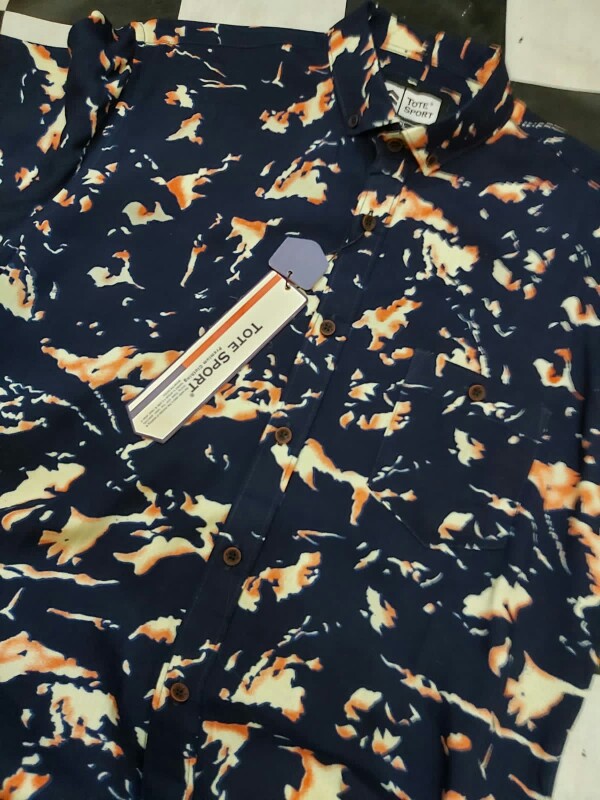 Kemeja Rayon Premium/best Quality/new/tie Die/kemeja Pantai