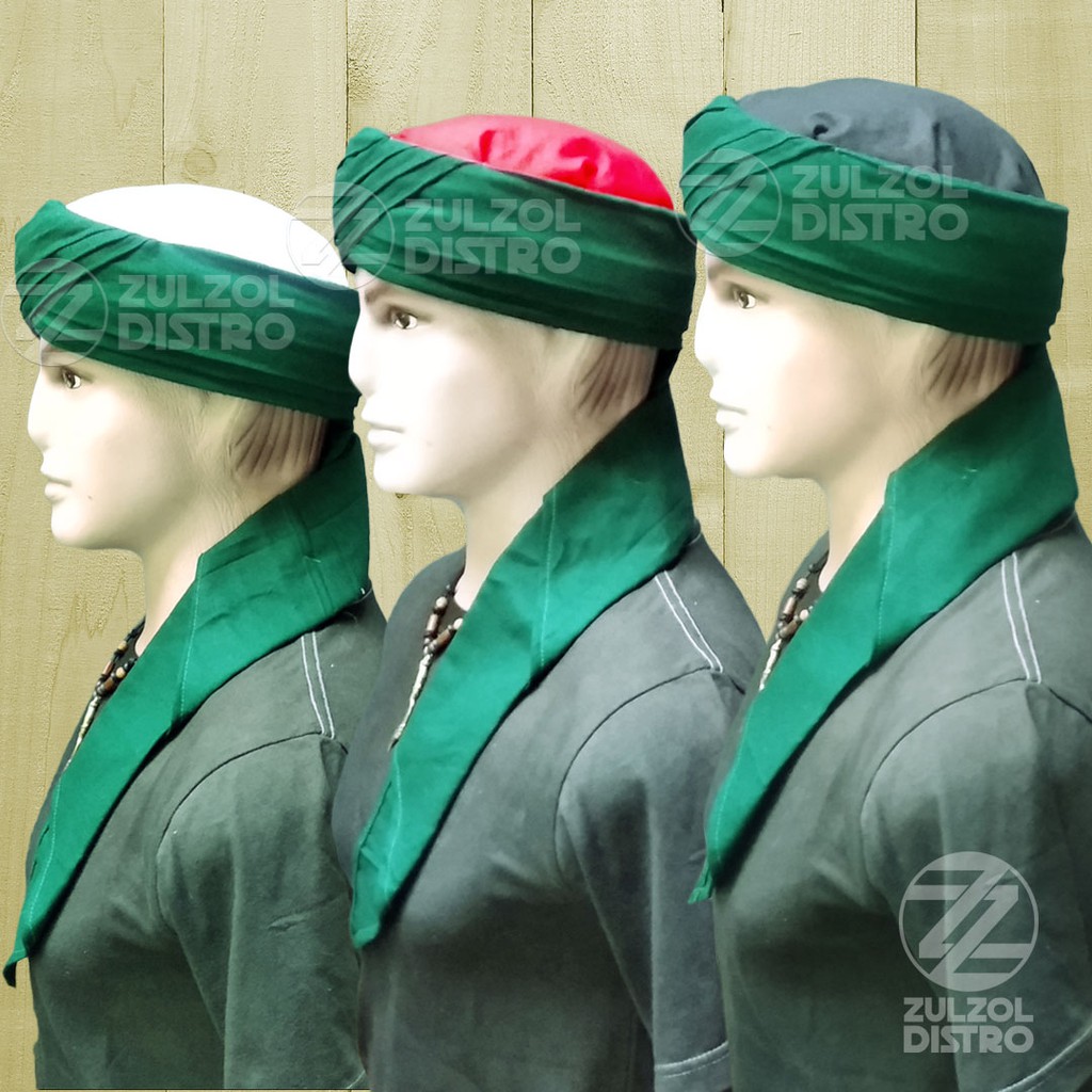 Sorban Imamah Permanen Kualitas Premium Kombinasi Warna