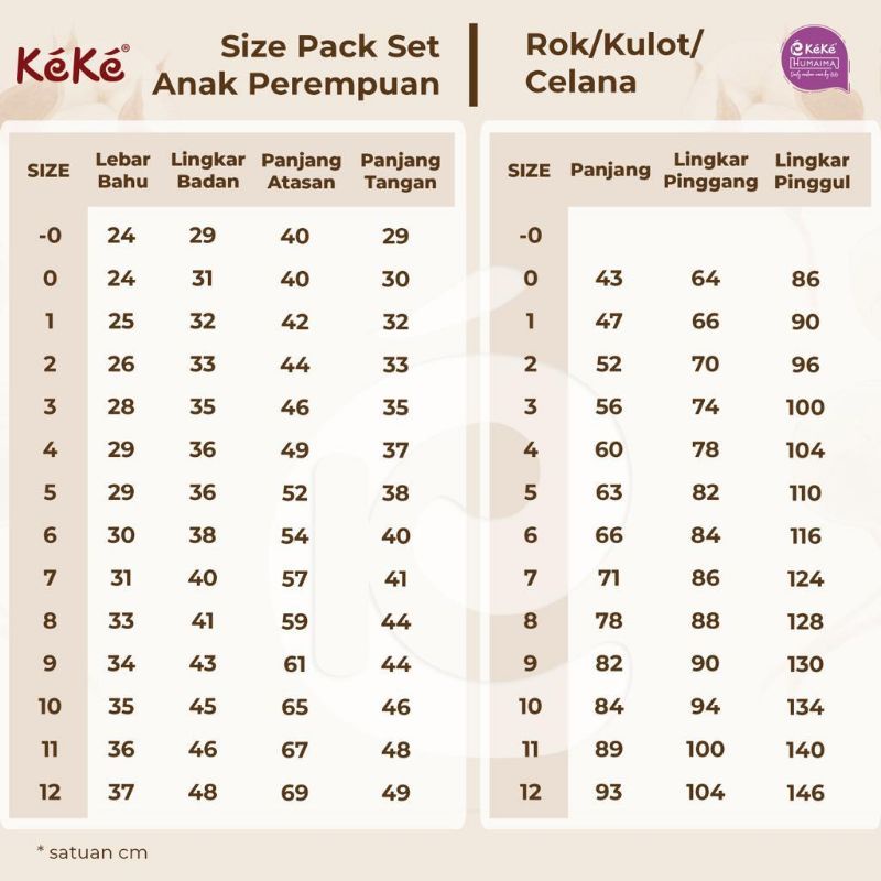 Stelan Celana Anak Keke Humaima ~ Kalila Set ( CAH 2101 ) ~