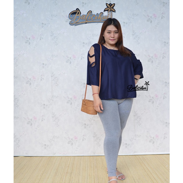 Balicihui Top Lisa Atasan Jumbo Top Plus Size Atasan XXL Atasan Bali Top Bali Nyaman Trendy