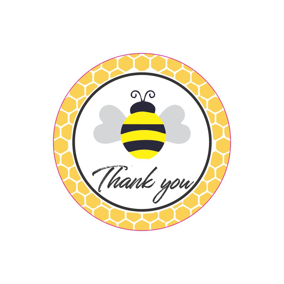 

Sticker THANK YOU (TY-017) label Toko Olshop Packaging print & cut (1 SET ISI 100 PCS)