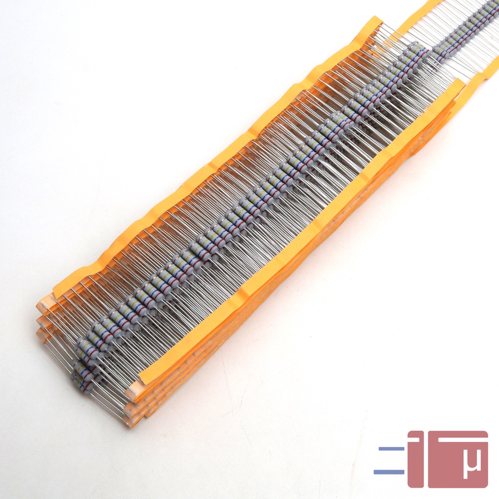 x10 Resistor 270K 1W Metal Oxide 5% Taiwan Kaki Tembaga