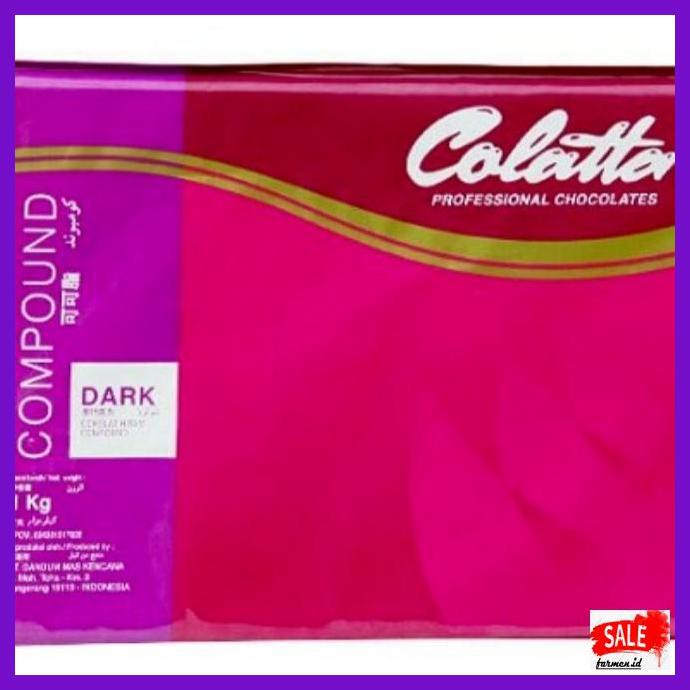 

SAKMACOKLAT- COLLATA DARK COKLAT COMPOUND 1 KG -MAKANAN-MINUMAN.