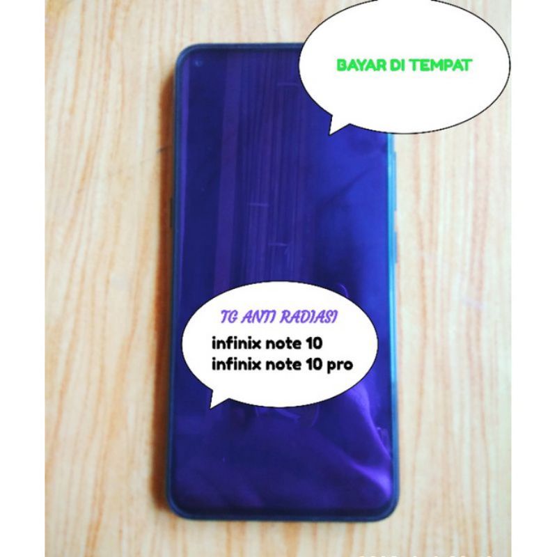 INFINIX NOTE 10 NOTE 10 PRO TEMPERED GLASS ANTI RADIASI