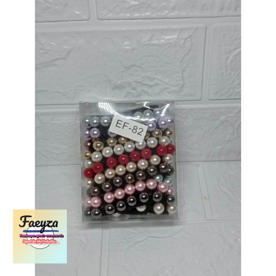 grosir 12 pcs ikat rambut mote korea mengkilap