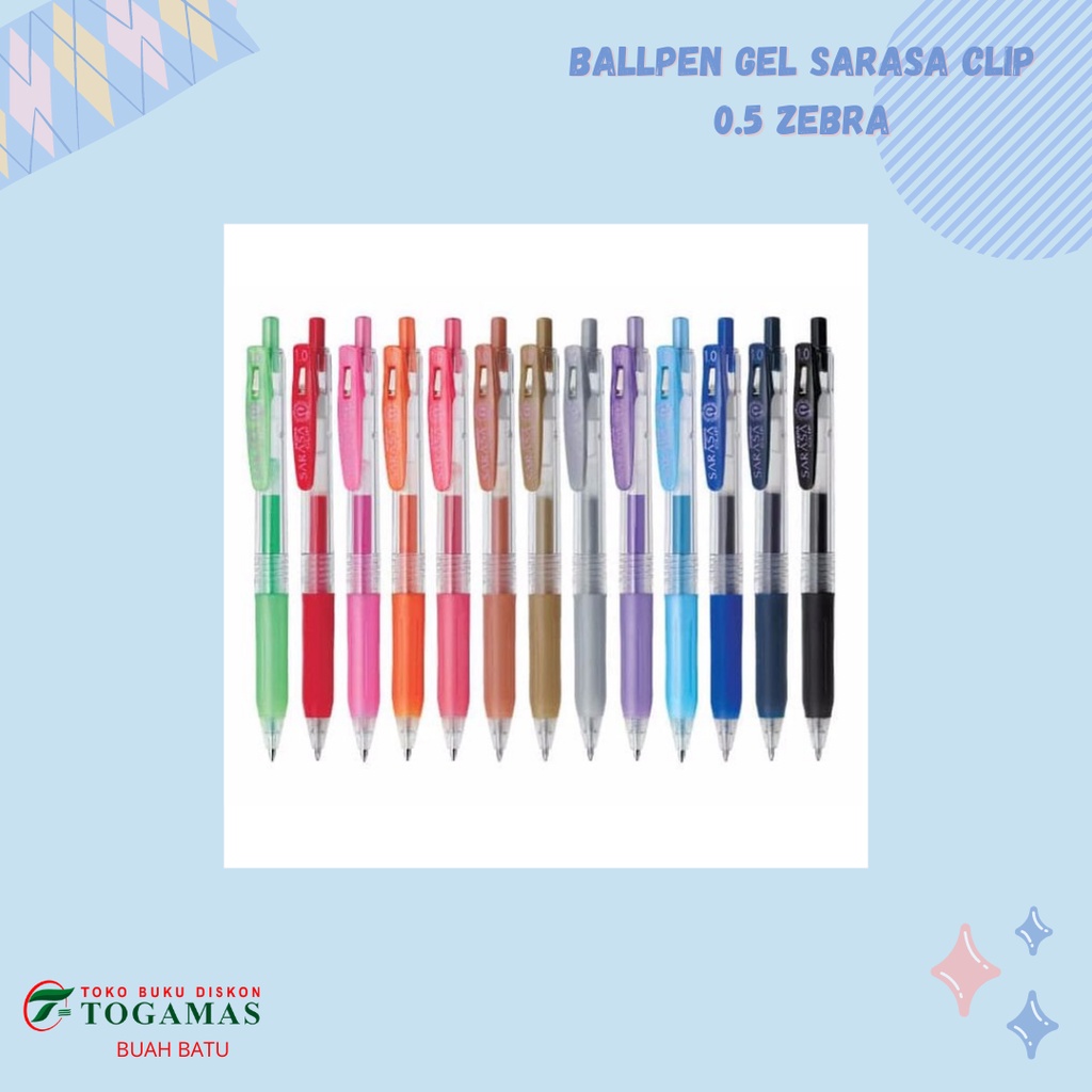 

BALLPEN GEL SARASA CLIP 0.5 ZEBRA