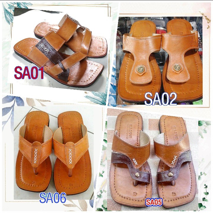 Sandal Kulit Pria (Asli Magetan)
