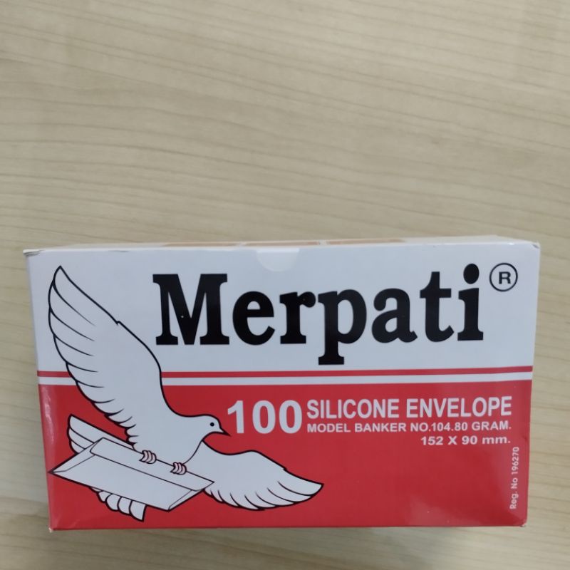 

Amplop Merpati LEM Putih Sedang 152 X 90 mm