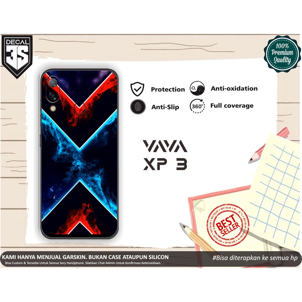 Garskin Murah Premium VAVA XP3 free custom gambar dan bisa COD
