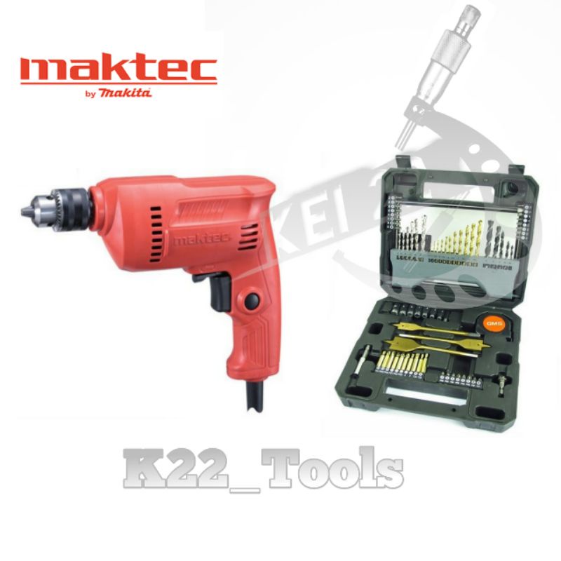 MESIN BOR BESI 10 MM MAKTEC MT60 / MESIN BOR BESI KAYU MAKTEC MT 60