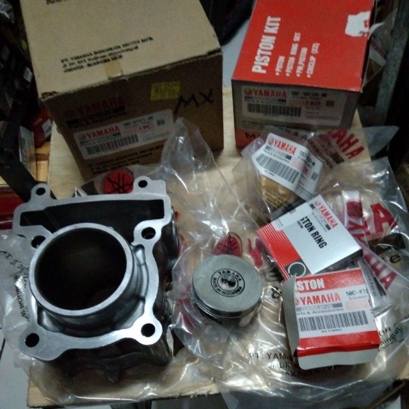 BLOK SEHER BORING JUPITER MX OLD 135 NEW BLOCK CYLINDER ASSY SET