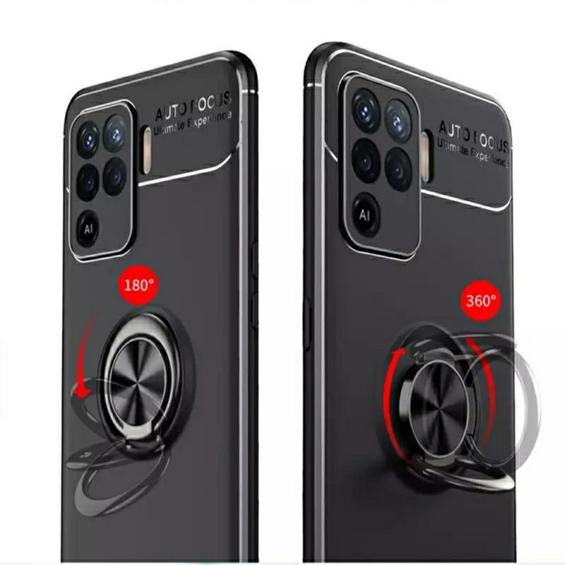 Soft Case Oppo Reno 5F Invisible Ring Stand Autofocus Oppo Reno 5F Soft Case Autofocus Ring Oppo Ren