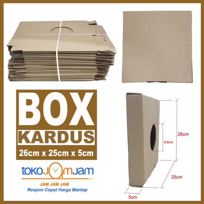 

Kardus Box Packing Dus Kotak 26x25x5cm