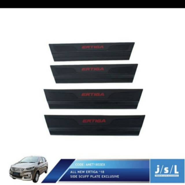 Sillplate samping all new Ertiga 2018 hitam jsl