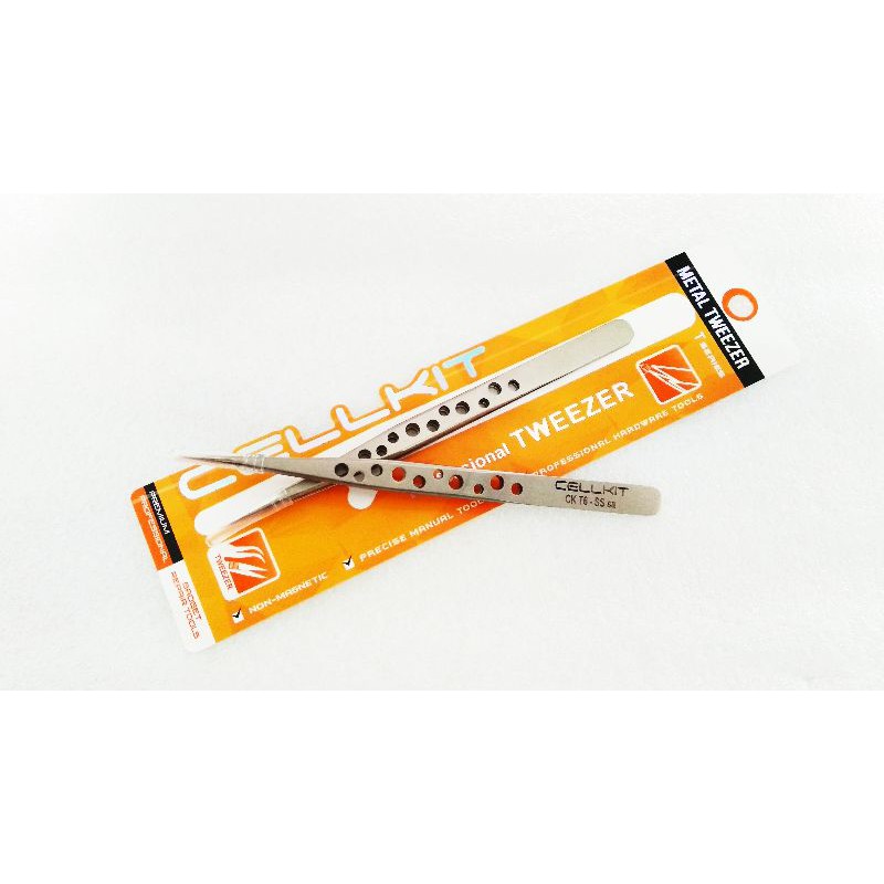 CELLKIT Pinset Aquascape lurus / Pinset komedo / Pinset eyelash / Pinset bulu ketiak