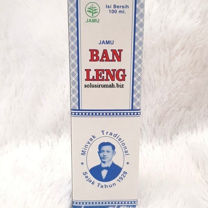 Minyak gosok Ban Leng Biru 100ml batuk pilek luka 100 ml wasir jamu