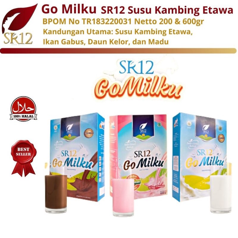 

GOMILKU SR12 200GR - SUSU KAMBING ETAWA PREMIUM SR12