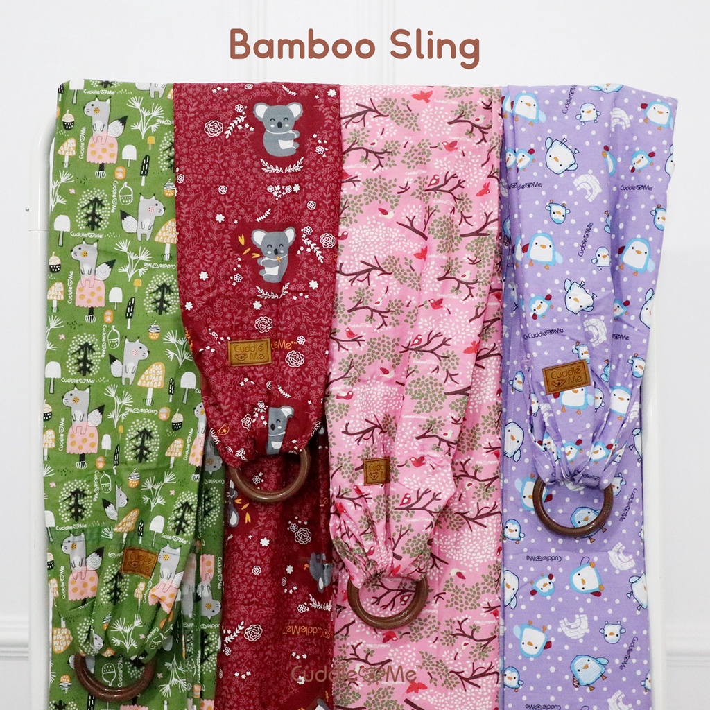 Cuddle Me Gendongan Ring Sling Bamboo Bayi Original CuddleMe