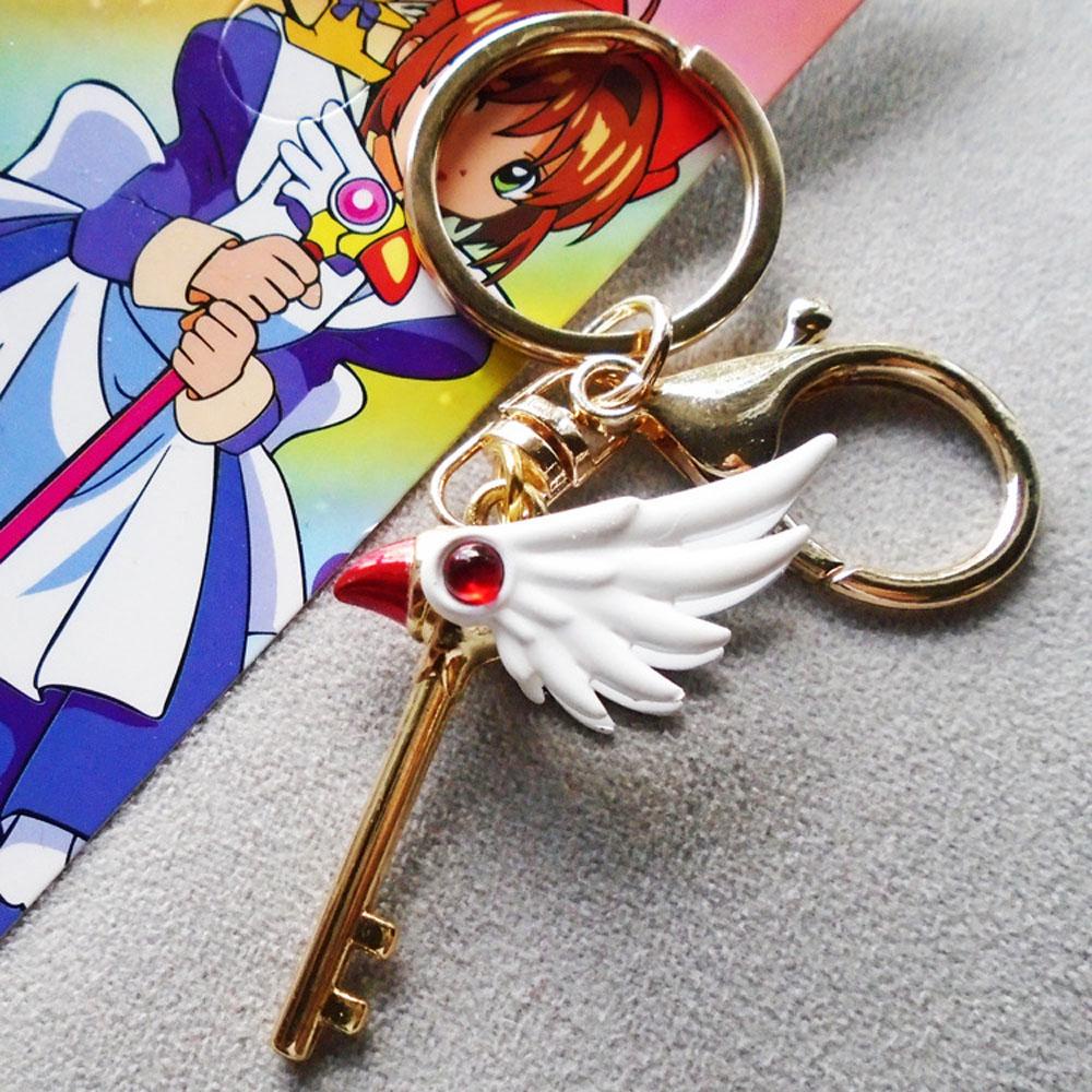 NICKOLAS1 Tongkat Ajaib Kalung Animasi Manga Gantungan Kunci KINOMOTO SAKURA Anime Card Captor Alat Peraga Cosplay