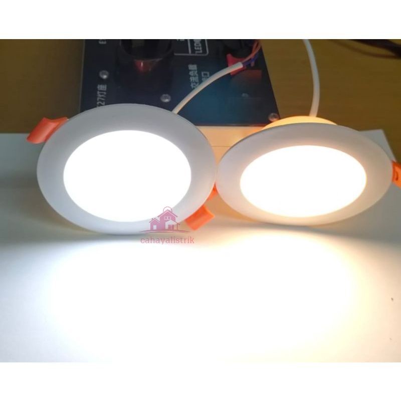 Lampu Downlight LED 5 Watt Waseo (Putih Dan Warm White)