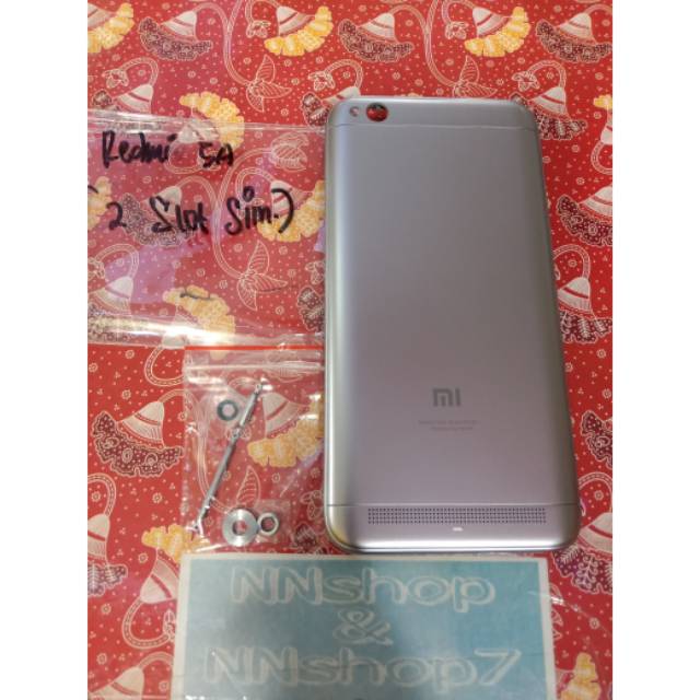 Casing Backdoor Xiaomi Redmi 5A 2 Slot Sim