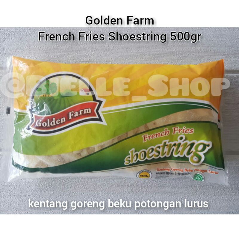 

Kentang Goreng Beku French Fries Golden Farm Shoestring 500gr
