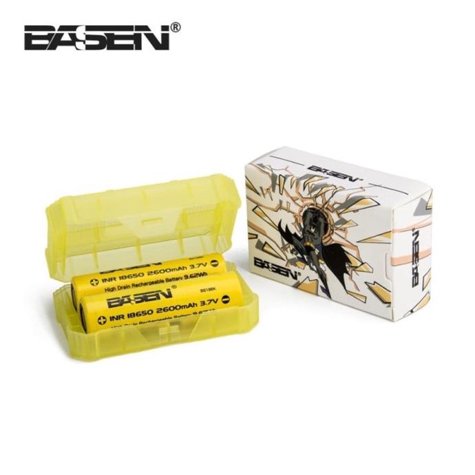 Kualitas terbaik] Battery Basen 18650 2600mAh Authentic Batman Edition