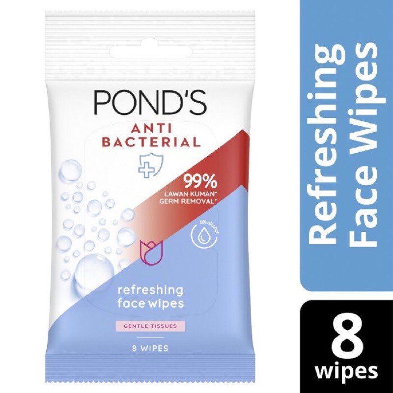 pond's cleansing face wipes 8's