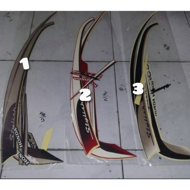 Striping/sticker honda scoopy fi new stylish