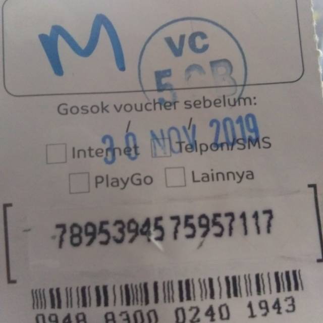 Voucher axis 5GB