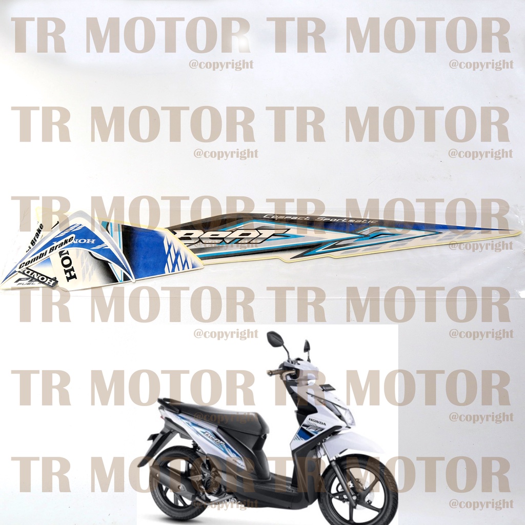 Stiker Motor Beat Fi 2014 Sticker Striping Lis Body Motor