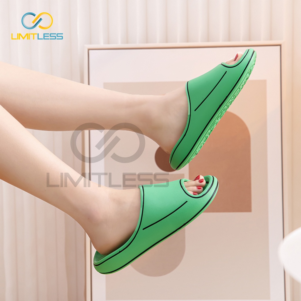 Sandal Cewek Cartoon Slip On Kekinian Jelly Sendal Wanita Korean Style Limitless Sandal Anak Selop Terbaru Stylist