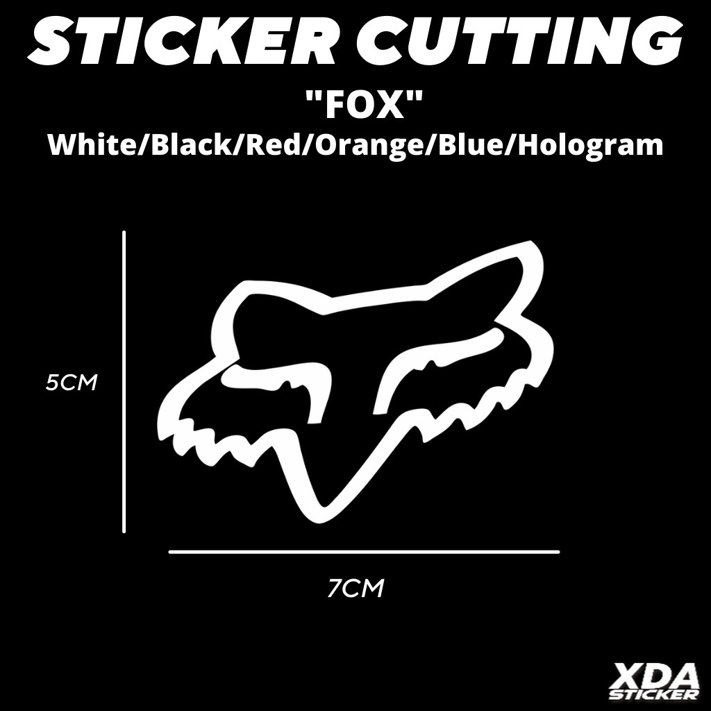 

STIKER/STICKER CUTTING FOX LOGO