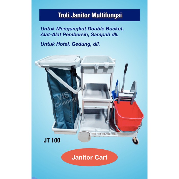Hotel Janitor Cart (Troli Janitor Hotel) JT100