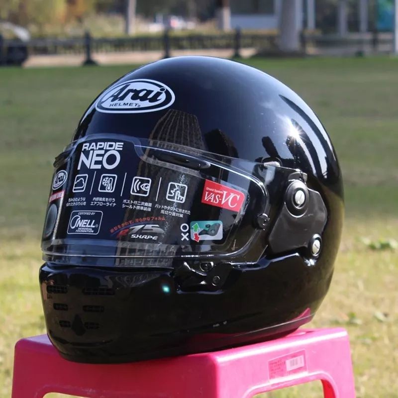HELM FULL FACE RAPIDE NEO BLACK GLOSSY | ARAI CLONE 1:1