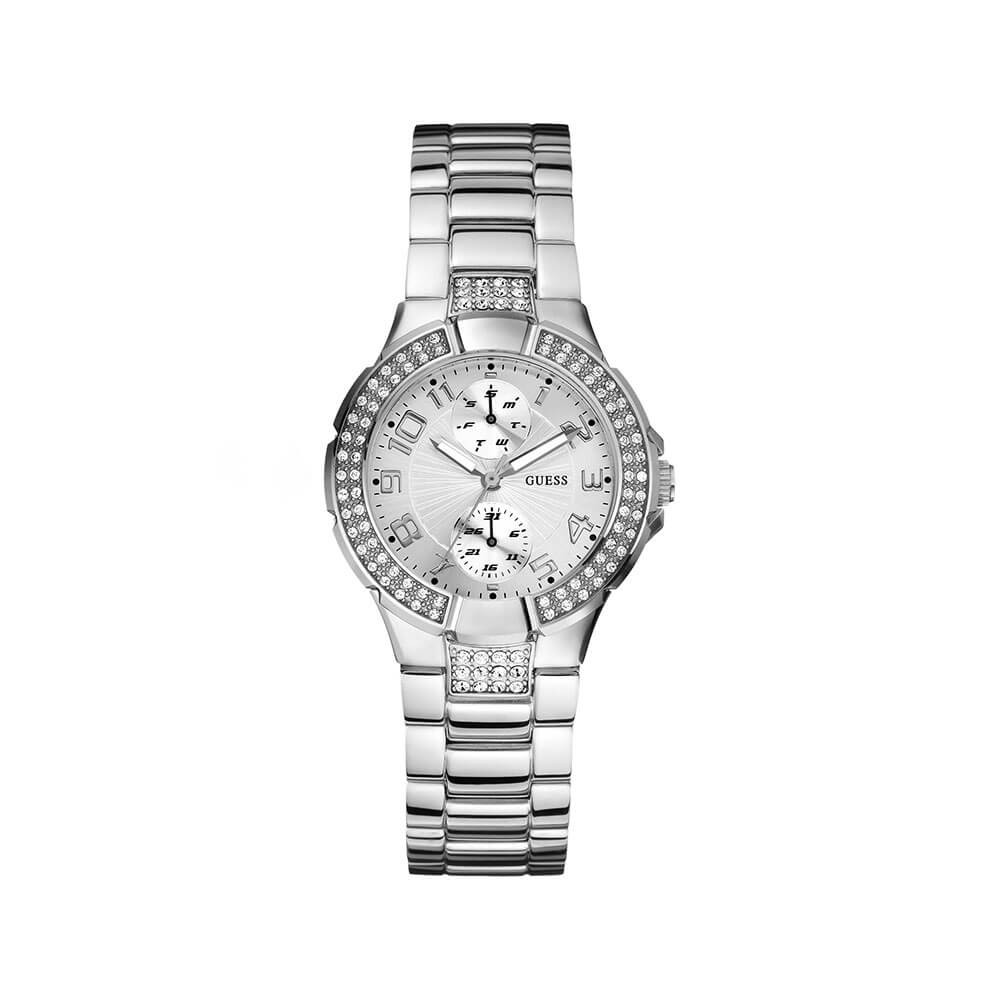 Jam Tangan GUESS Wanita ORIGINAL W12638L1 Mini Prism Crystal Ladies Watch Garansi 1 Tahun