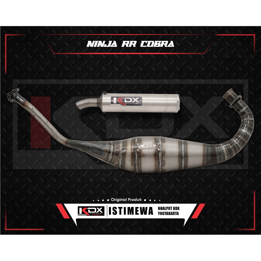Knalpot KDX Ninja RR Kobra ORIGINAL KDX YOGYAKARTA