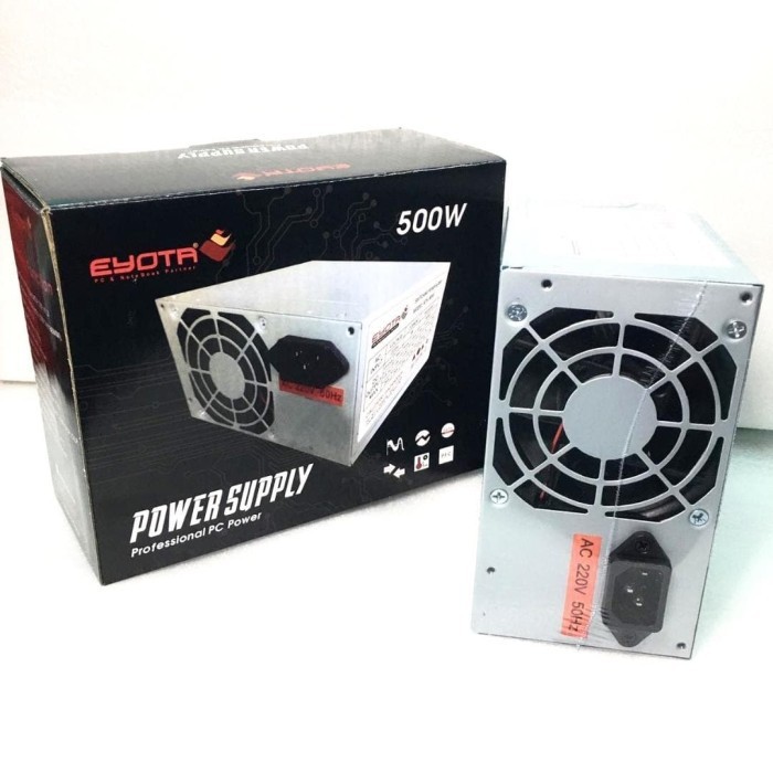 EYOTA PSU Power Supply PC Computer Komputer 500W 500 Watt